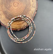 3MM Natural Crystal Multi-circles Faceted Beads Bracelets Group