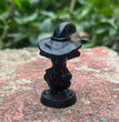 6CM Black Obsidian Jack and Sally Nightmare Before Christmas Figures Set Carving