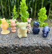 Winnie the Pooh Bear Figures Set Natural Stone Statue