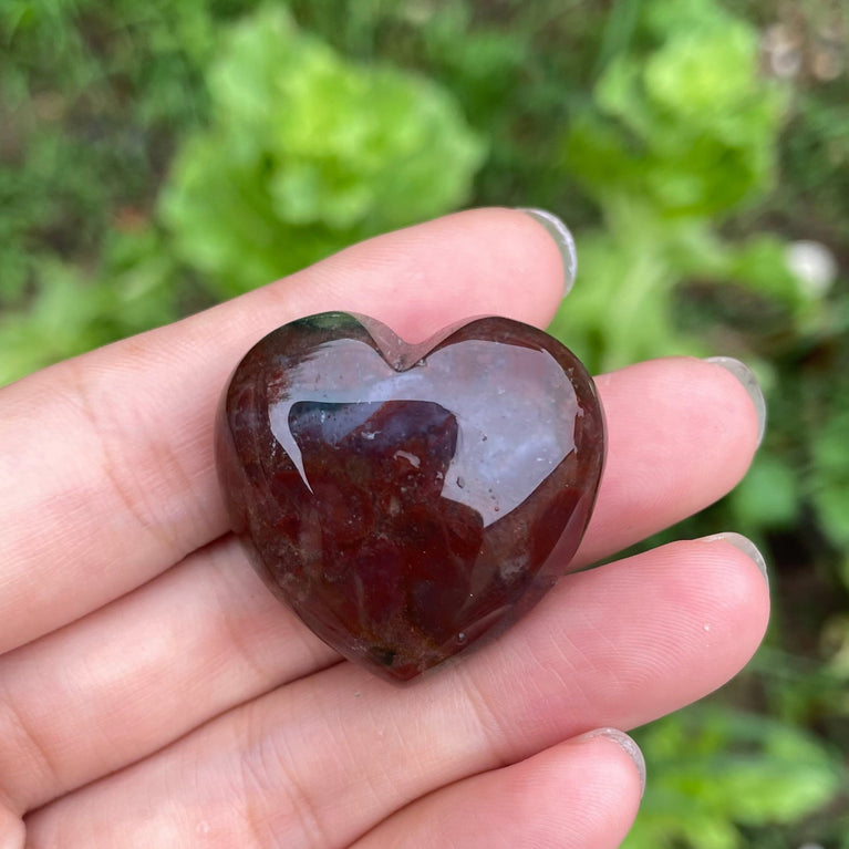 3CM Mini Hearts Natural Crystal Confetti