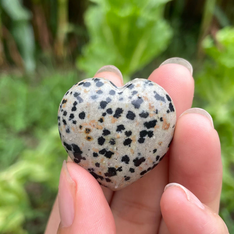 3CM Mini Hearts Natural Crystal Confetti