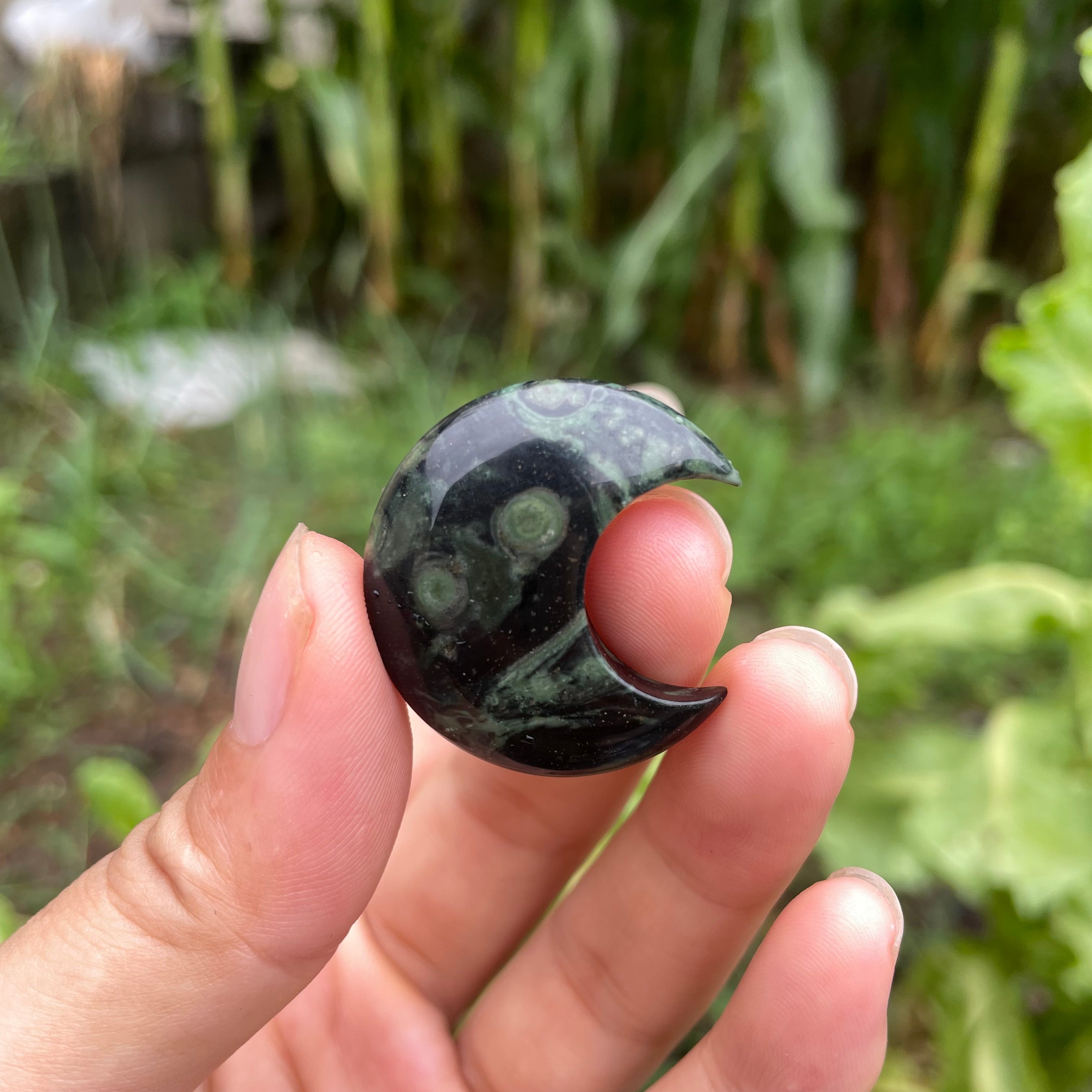 3CM Mini Natural Crystal Moon