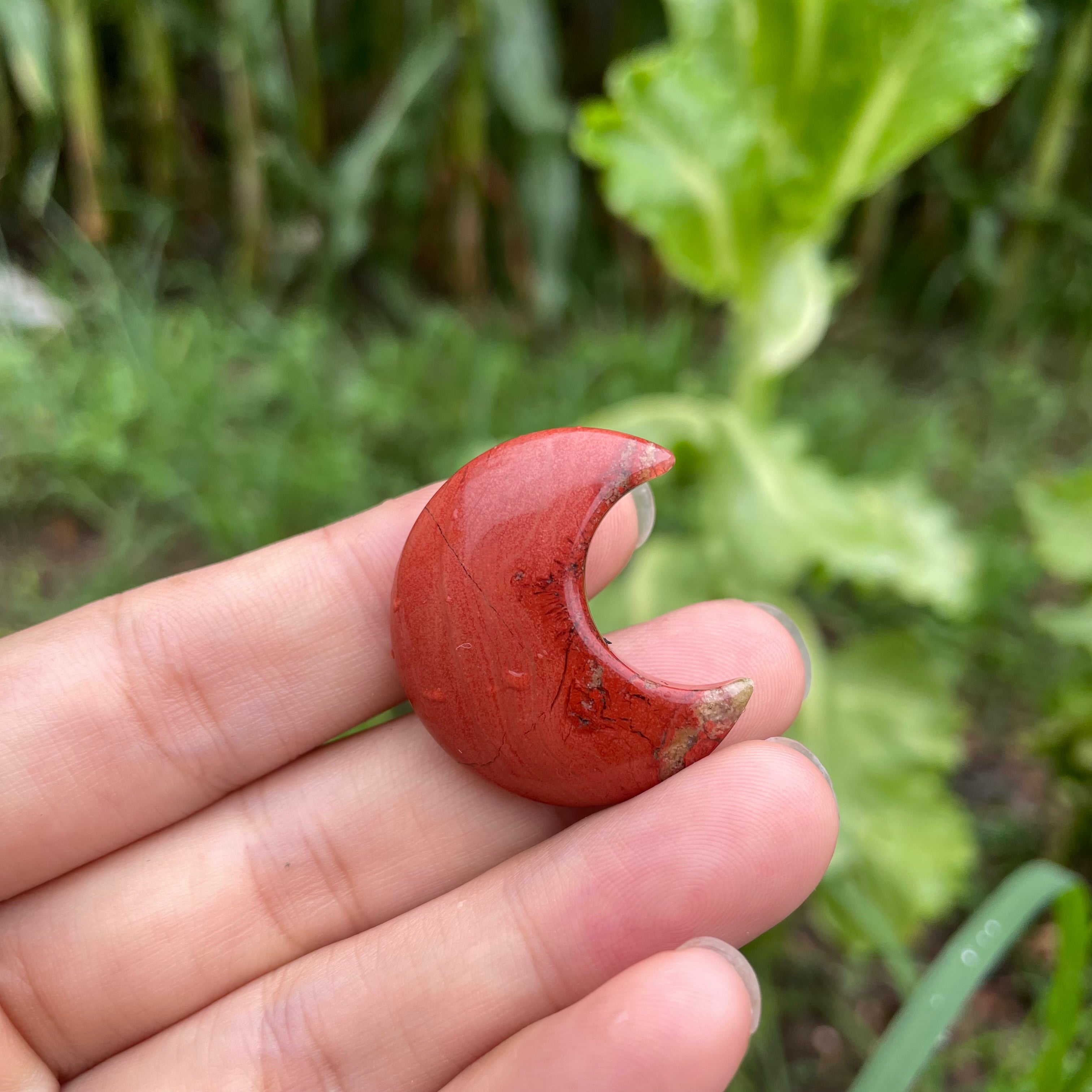 3CM Mini Natural Crystal Moon