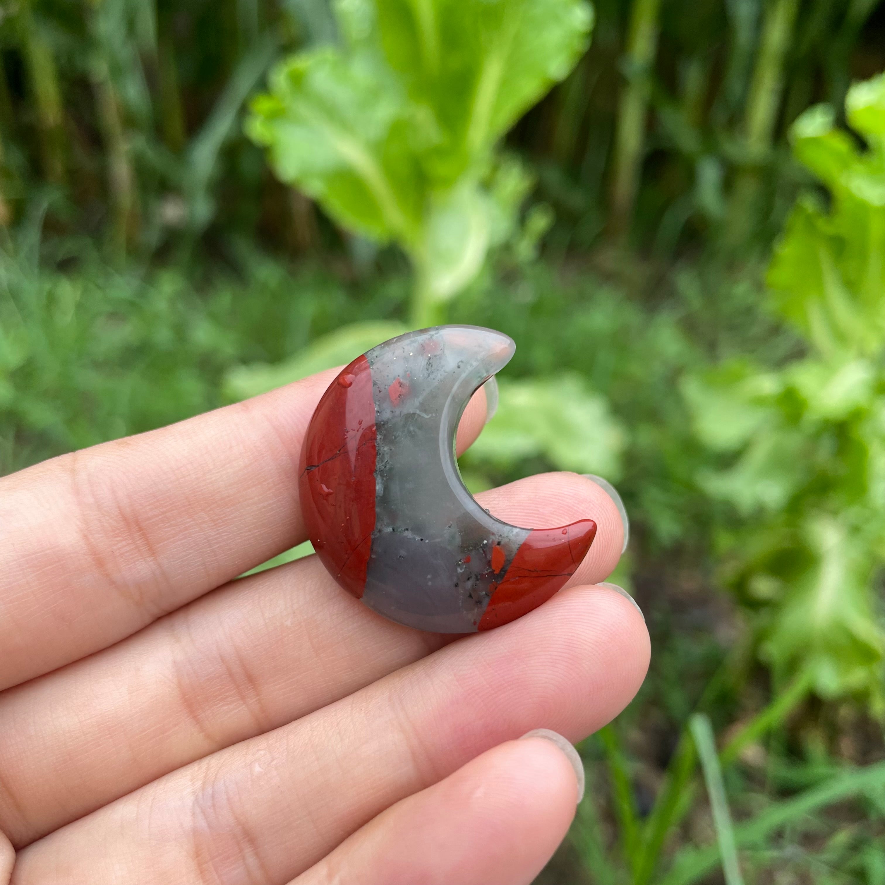 3CM Mini Natural Crystal Moon