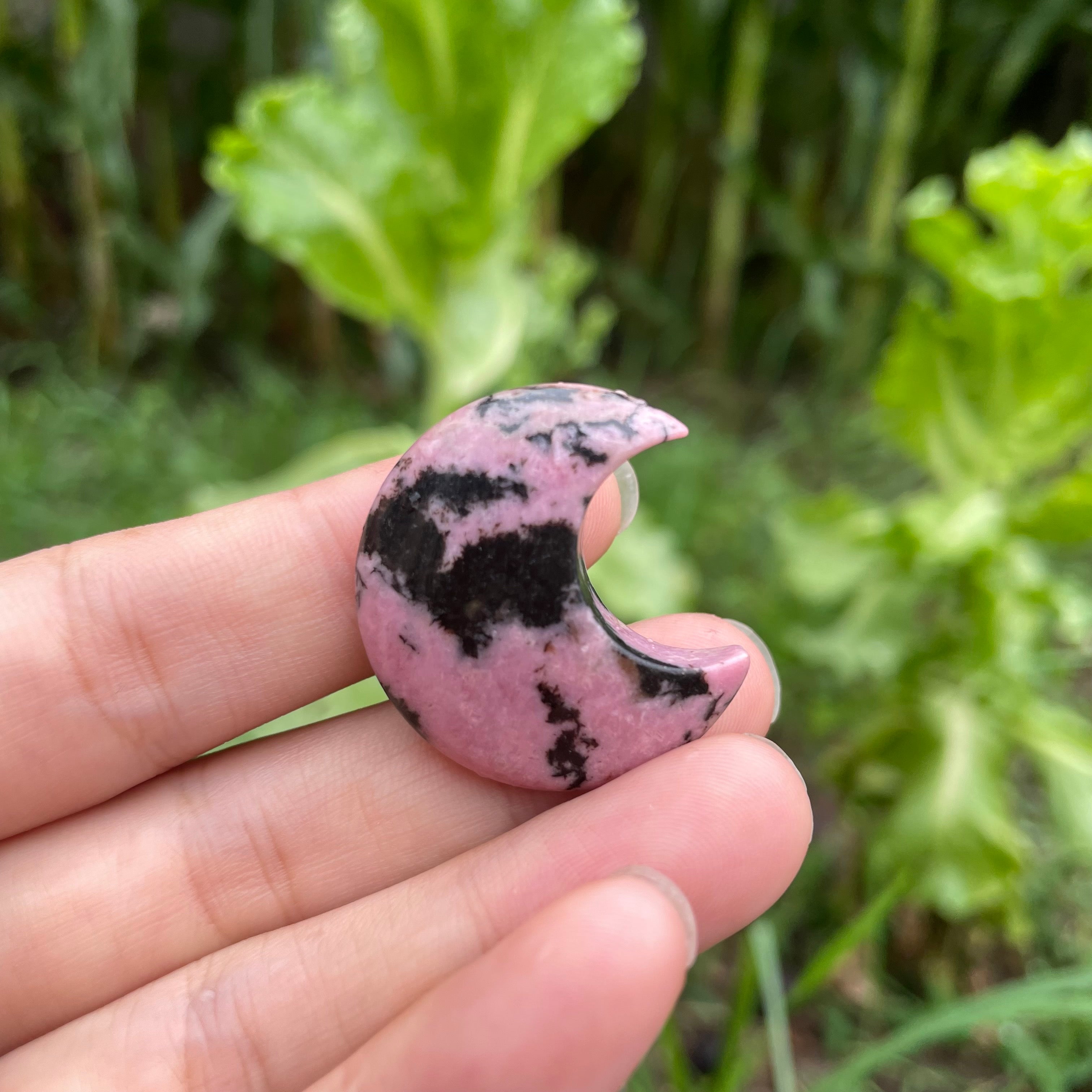 3CM Mini Natural Crystal Moon