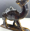 15CM Natural Tiger Eye Handcarved Camel Carving Home Decoration Gift