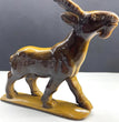 16CM Natural Tiger Eye Handcarved Goat Carving Home Decoration Gift