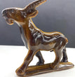 16CM Natural Tiger Eye Handcarved Goat Carving Home Decoration Gift