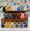 3CM Mini Glaceon Pokémon Carvings Natural Stone