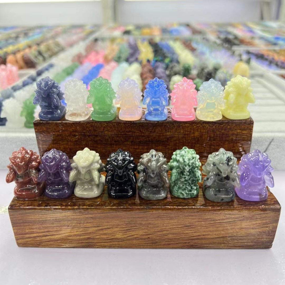 3CM Mini Sandslash Pokémon Carvings Natural Stone