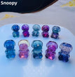 Mini Fluorite Snoopy Natural Crystal Carvings