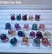 1$ Mini Fluorite Christmas Figures Carvings