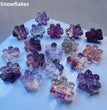 1$ Mini Fluorite Christmas Figures Carvings