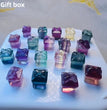 1$ Mini Fluorite Christmas Figures Carvings