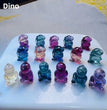 (A-G) 1$ Mini Fluorite Carvings Group