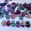 (R-Z) 1$ Mini Fluorite Animal Carvings Group