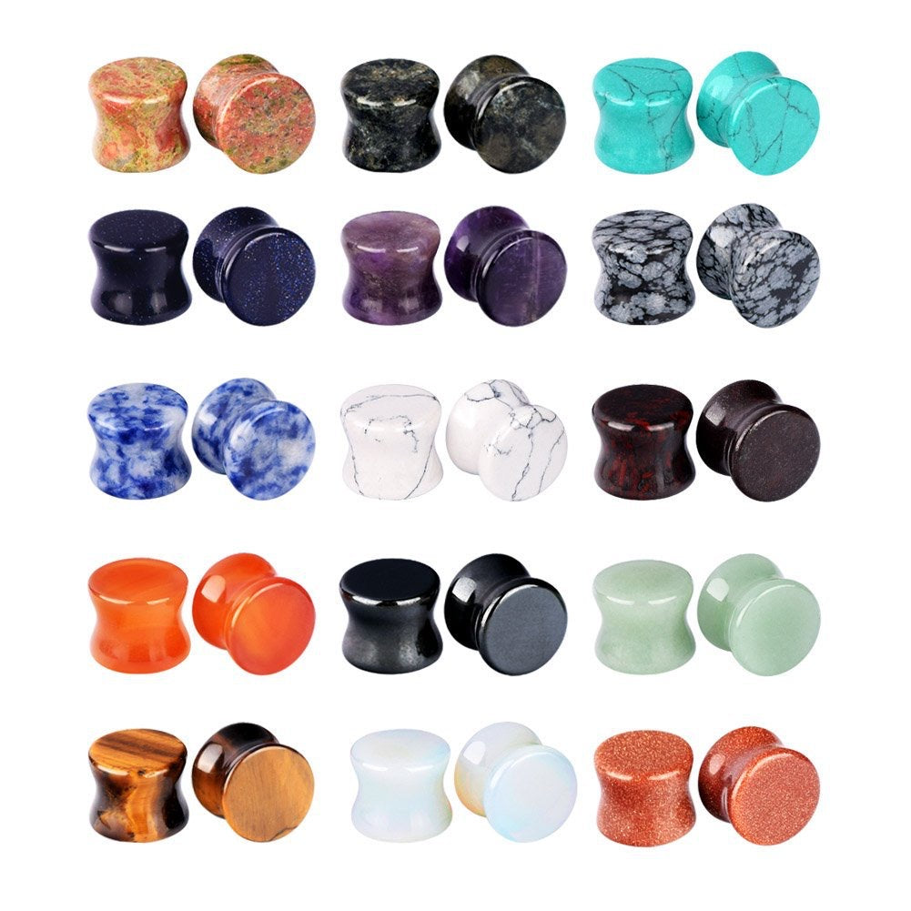 Natural Crystal Ear Plug Stretching Ear Plug