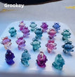 1$ Mini Fluorite Pokemon Figures Carving Group