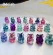 1$ Mini Fluorite Pokemon Figures Carving Group