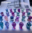 1$ Mini Fluorite Pokemon Figures Carving Group