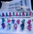 1$ Mini Fluorite Pokemon Figures Carving Group