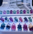 1$ Mini Fluorite Pokemon Figures Carving Group