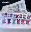 1$ Mini Fluorite Pokemon Figures Carving Group