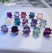 1$ Mini Fluorite Pokemon Figures Carving Group