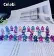 1$ Mini Fluorite Pokemon Figures Carving Group