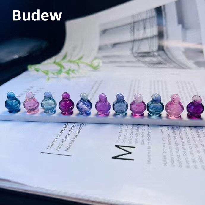 1$ Mini Fluorite Pokemon Figures Carving Group