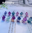 1$ Mini Fluorite Pokemon Figures Carving Group