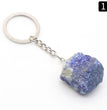 Natural Raw Stone Keyring Keychain Bag Chain