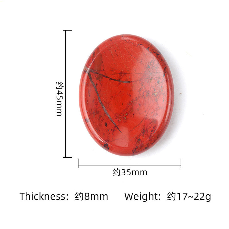 Natural Crystal Oval Worry Stone