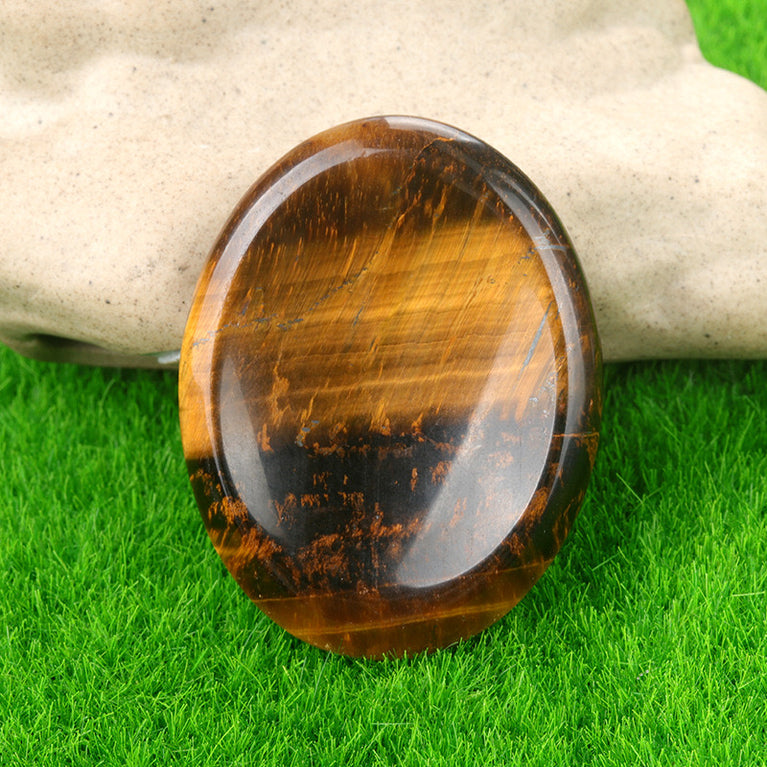 Natural Crystal Oval Worry Stone