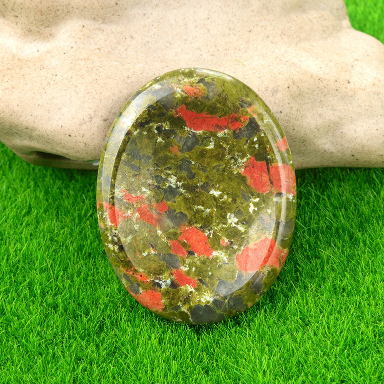 Natural Crystal Oval Worry Stone