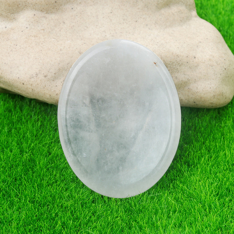 Natural Crystal Oval Worry Stone