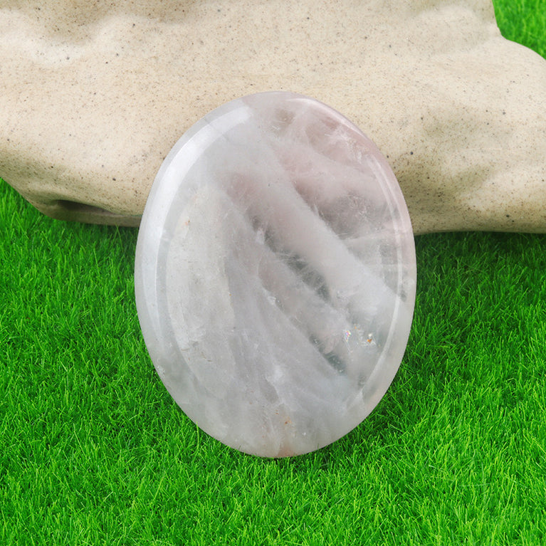 Natural Crystal Oval Worry Stone