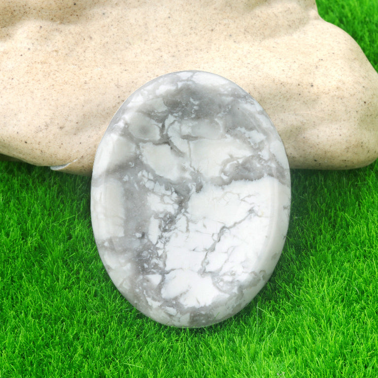 Natural Crystal Oval Worry Stone