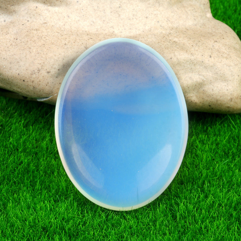 Natural Crystal Oval Worry Stone