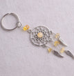 Natural Crystal Chips Angel Wing Dreamcatcher Keyring Keychain