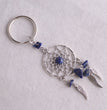 Natural Crystal Chips Angel Wing Dreamcatcher Keyring Keychain