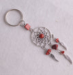 Natural Crystal Chips Angel Wing Dreamcatcher Keyring Keychain