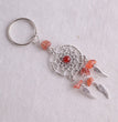 Natural Crystal Chips Angel Wing Dreamcatcher Keyring Keychain