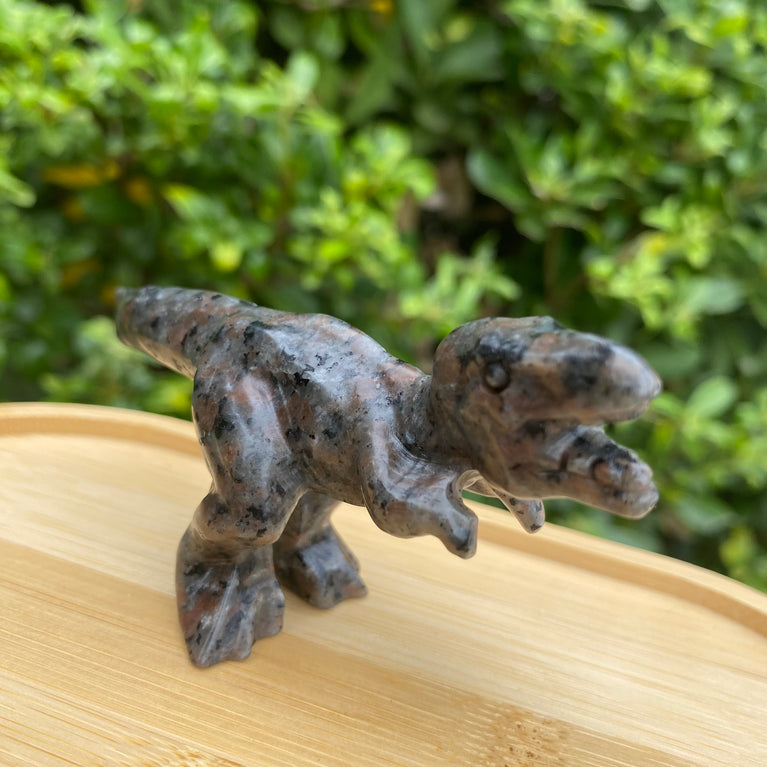 10CM Yooperlite Trex Dinosaur Natural Crystal Carving