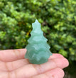 4CM Pine Tree Natural Crystal Carving Christmas