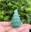 4CM Pine Tree Natural Crystal Carving Christmas