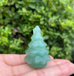 4CM Pine Tree Natural Crystal Carving Christmas