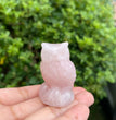 4CM Owl Natural Crystal Carving