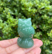 4CM Owl Natural Crystal Carving