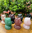 4CM Owl Natural Crystal Carving